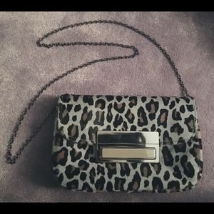 Lauren Murkin Leopard Print Purse